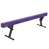 VEVOR Adjustable Balane Beam for Kids, 8FT Gymnastics Beam, High and Low Floor Beams of 5 Adjustable Heights for All Gymnastic Levels, Professional Gymnastic Equipment for Home and Gym Center, Purple
