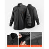 VEVOR Flame Resistant Welding Jacket, 7oz. FR Shirts for Men, Machine Washable Cotton Heat-Resistant Welding Shirt, Meets ATPV 9.2 Cal/cm² Arc Rating - M Size