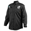 VEVOR Flame Resistant Welding Jacket, 7oz. FR Shirts for Men, Machine Washable Cotton Heat-Resistant Welding Shirt, Meets ATPV 9.2 Cal/cm² Arc Rating - M Size