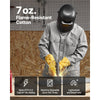 VEVOR FR Shirts for Men, 7oz. Flame Resistant Welding Jacket, Machine Washable Cotton Heat-Resistant Welding Shirt, Meets ATPV 9.2 Cal/cm² Arc Rating - L Size