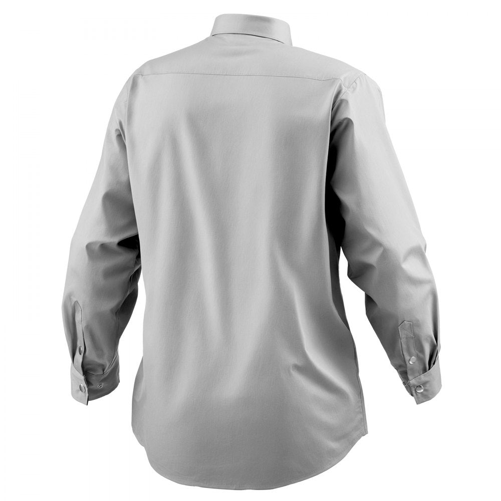 VEVOR FR Shirts for Men, 7oz. Flame Resistant Welding Jacket, Machine Washable Cotton Heat-Resistant Welding Shirt, Meets ATPV 9.2 Cal/cm² Arc Rating - L Size