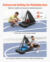 VEVOR Portable Basketball Stand, 10 ft Height Adjustment Basketball Hoop & Goal, Basketballs Hoop Outdoor with 48 inch PC Backboard for Kids, Adults in Schools, Parks, Indoor & Outdoor Use