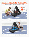 VEVOR Portable Basketball Stand, 10 ft Height Adjustment Basketball Hoop & Goal, Basketballs Hoop Outdoor with 50 inch PC Backboard for Kids, Adults in Schools, Parks, Indoor & Outdoor Use