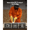 VEVOR Leather Welding Jacket, Heavy Duty Cowhide Flame Resistant Welding Coat, Waterproof Heat-Resistant Safety Jacket with 4 Pockets & Adjustable Cuffs for Welders Steelworks - L Size