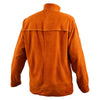 VEVOR Leather Welding Jacket, Heavy Duty Cowhide Flame Resistant Welding Coat, Waterproof Heat-Resistant Safety Jacket with 4 Pockets & Adjustable Cuffs for Welders Steelworks - M Size