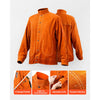 VEVOR Flame-Resistant Welding Jacket - XL Size, Heavy Duty Cowhide Leather Welding Jacket, Waterproof Heat-Resistant Safety Jacket with Snap Buttons, 4 Pockets & Adjustable Cuffs for Welder Steelworks