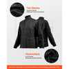 VEVOR Flame Resistant Welding Jacket, Heavy Duty Split Cowhide Leather Sleeves + 9 oz. FR Pure Cotton Body, Heat-Resistant Welding Safety Jacket for Welder Fitters - M Size