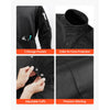 VEVOR Flame Resistant Welding Jacket, Heavy Duty Split Cowhide Leather Sleeves + 9 oz. FR Pure Cotton Body, Heat-Resistant Welding Safety Jacket for Welder Fitters - XL Size