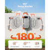 VEVOR Retractable Garden Hose Reel, 1/2 Inch x 84 ft Wall Mounted Hose Reel, Heavy Duty Garden Hose Reel with 9 Patterns Nozzle, Any Length Lock, Upgraded Slow Return System and 180°Swivel Bracket