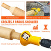VEVOR Tenon Cutter, 1\"/25.4mm & 2\"/50.8mm Diameter, with Dual Straight Blades & Button Screws Home Master Kit, Premium Aluminum & Steel Log Furniture Cutter, Commercial Beginner’s Tool for Home DIY