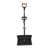VEVOR Snow Shovel for Driveway, 18 in Wide Plastic Snow Shovel with Assist D-shaped Handles, Non Slip Grip, Large Capacity Snowplow Shovels, Lightweight Snows Removal Tool for Garden Car Camping