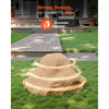 VEVOR Faux Rock Cover, Outdoor Fake Rock Well Pump Cover, Realistic Natural Texture, Lightweight & Weather-Resistant Polyresin Artificial Boulder for Landscaping Garden Yard Décor, Sand, Small Size