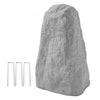 VEVOR Faux Rock Cover, Outdoor Fake Rock Well Pump Cover, Realistic Natural Texture, Lightweight & Weather-Resistant Polyresin Artificial Boulder for Landscaping Garden Yard Décor, Grey, Medium Size