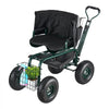 VEVOR Garden Seat with Wheels, Rolling Garden Stool with Height Adjustable & 360° Swivel Seat, 400lbs Weight Capacity, Gardening Cart Bench, Ergonomic Backrest & Tool Storage, for Garden, Yard, Patio