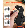VEVOR Grommet Tool Kit 1/4" 5/16" 3/8" 900 PCS Grommets Eyelet Tool Kit, with Eyelets and Washers, Manual Grommet Press Pliers, Hole Punch Tools, Blocks, for Leather, Tarps, Shoes, Crafts, Fabric
