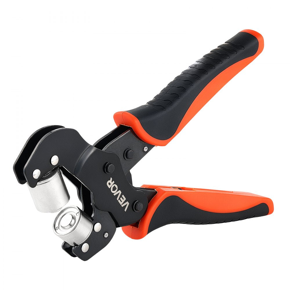 VEVOR Grommet Tool Kit 1/4" 5/16" 3/8" 900 PCS Grommets Eyelet Tool Kit, with Eyelets and Washers, Manual Grommet Press Pliers, Hole Punch Tools, Blocks, for Leather, Tarps, Shoes, Crafts, Fabric