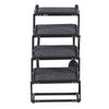 VEVOR Dog Stairs for Car, 4 Steps Extra Wide Foldable Dog Ramp for Large Dogs with Non-Slip Rug Surface, Portable Lightweight Pet Ladder for Car, SUV, Truck, High Beds, Sofas, Support up to 200 lbs