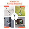 VEVOR Grabber Reacher Tool, 2-Pack 34" Foldable Reacher Grabber Pickup Tool with 360° Rotating Wide Jaw and Dual-Sided Magnet, Lightweight Grabber Reacher Tool for Seniors, Trash Picker Upper Grabber
