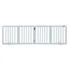 VEVOR Freestanding Pet Barrier, 24" Height x 80.3" Width, 4-Panel Folding Dog Gate for Various Openings, Expandable and Quiet Foot-Supported Indoor Dog Fence, White