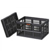 VEVOR Plastic Collapsible Storage Bins, 45L 3 Packs, Stackable Folding Storage Crates with Handles, Holds 33 lbs Per Bin, Foldable Heavy Duty Containers, Space-Saving Baskets, for Home Organizing