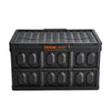 VEVOR Collapsible Storage Bins with Lids, 45L 3 Packs, Folding Plastic Stackable Utility Crates with Handles, Large Heavy Duty Containers for Clothes, Toys, Books, Snack, Shoes, and Grocery Organizing