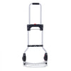 VEVOR Folding Hand Truck and Dolly, 176 lbs Capacity, Aluminum Foldable Cart, Heavy-Duty Luggage Trolley Cart with Telescoping Handle and PP+TPR Wheels for Home, Office, Shopping, Travel