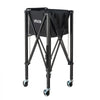 VEVOR Tennis Ball Hopper, Holds 120 Tennis Balls, Foldable Pickleball Basket Cart with Wheels for Easy Pick Up, Lightweight Aluminum Alloy, Portable Pickleball Caddy with Storage Bag, for Training