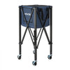 VEVOR 2-in-1 Tennis & Pickleball Hopper, with Pickup Tube, Foldable Pickleball Basket Cart with with Wheels, Holds 150 Tennis Balls or 260 Pickleballs, Portable Pickleball Caddy Holder, for Training