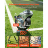 VEVOR Tennis Ball Hopper, Holds 175 Tennis Balls or 290 Pickleballs, Foldable Pickleball Basket Cart with Wheels for Easy Pick Up, Portable Baseball Cart Caddy with Storage Bag, for Training Coaching