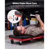 VEVOR 36 in 3-in-1 Folding Mechanic Creeper, Z-Creeper Garage Roller, 340 lbs Under Car Rolling Creeper with 6 Swivel Casters, Padded Headrest, Lay Down or Sit for Auto Repair