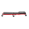 VEVOR 36 in 3-in-1 Folding Mechanic Creeper, Z-Creeper Garage Roller, 340 lbs Under Car Rolling Creeper with 6 Swivel Casters, Padded Headrest, Lay Down or Sit for Auto Repair