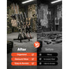 VEVOR Gun Rack, Portable, Folding Heavy Duty Steel Rifle Shotgun Rack Stand, Freestanding Indoor Outdoor Gun Display Storage, Holds Up to 7 Pistols and 4 Rifles or Shotguns, for Shooting Hunting Range