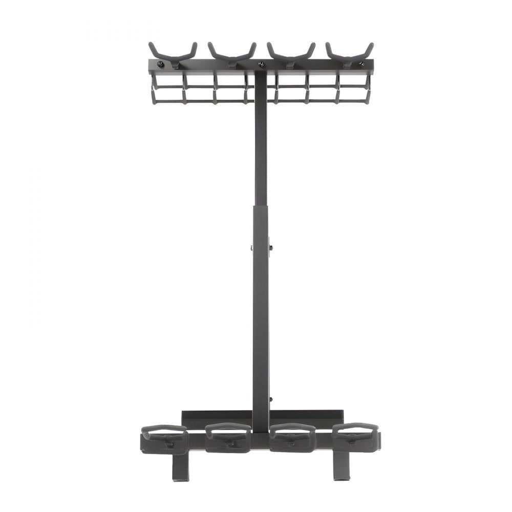 VEVOR Gun Rack, Portable, Folding Heavy Duty Steel Rifle Shotgun Rack Stand, Freestanding Indoor Outdoor Gun Display Storage, Holds Up to 7 Pistols and 4 Rifles or Shotguns, for Shooting Hunting Range