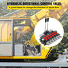 Tuspuzz Hydraulic Directional Control Valve, 6 Spool Hydraulic Spool Valve, 11 GPM Hydraulic Loader Valve, 4500 PSI Directional Control Valve, Hydraulic Valves and Controls for Tractors Loaders Tanks