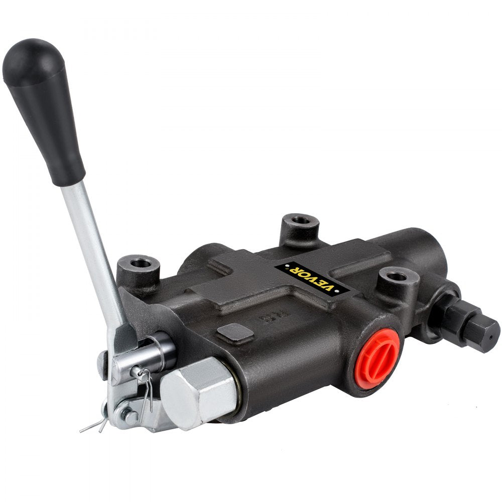 VEVOR Hydraulic Directional Control Valve, 1 Spool Hydraulic Spool Valve, 21 GPM Hydraulic Loader Valve, 3600 PSI Directional Control Valve, Hydraulic Valves And Controls For Tractors Loaders Tanks