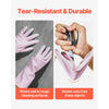 VEVOR Reusable Dishwashing Gloves, 2 Pairs Colorful Reusable Household Kitchen Cleaning Gloves for Washing Dishes and Cleaning Tasks, Flexible Long-lasting and Non-Slip, Large, Pink + Purple