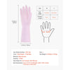 VEVOR Reusable Dishwashing Gloves, 2 Pairs Colorful Reusable Household Kitchen Cleaning Gloves for Washing Dishes and Cleaning Tasks, Flexible Long-lasting and Non-Slip, Large, Pink + Purple