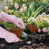 VEVOR Reusable Dishwashing Gloves, 2 Pairs Colorful Reusable Household Kitchen Cleaning Gloves for Washing Dishes and Cleaning Tasks, Flexible Long-lasting and Non-Slip, Large, Pink + Purple