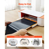 VEVOR Heat Transfer Vinyl, 12 in x 70 ft, Glossy Black HTV Iron on Vinyl Roll, Easy to Cut and Weed, Strong Adhesion, Compatible with Cutting Machines, for Various Materials, T-shirts, Pillows, Hats