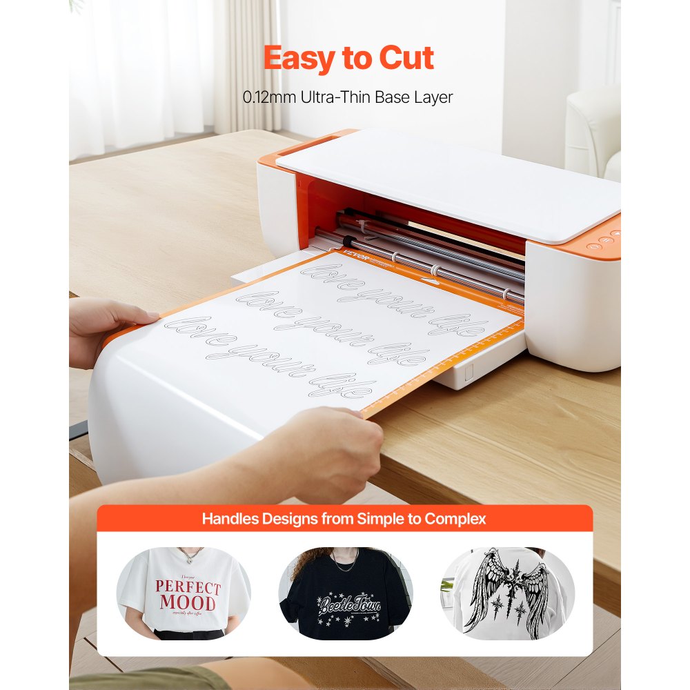 VEVOR Heat Transfer Vinyl, 80 Pack, 12 x 12 in, Assorted Colors HTV Iron on Vinyl Bundle, Easy to Cut and Weed, with Accessories, Compatible with Cutting Machines, for Various Materials, T-shirts