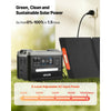 VEVOR Portable Power Station clean sustainable solar power (adjustable AC input power)