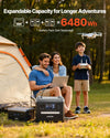 VEVOR Portable Power Station expandable capacity up to 6480Wh (battery packs sold separately)