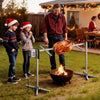 VEVOR Rotisserie Grill, AC120V 8 Level Height Electric Rotisserie Grill Kit, BBQ Grills Rotisseries Kit with 88 lbs Load Capacity, 38W Motor, Stainless Steel Automatic Grilling Kits for Parties