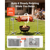 VEVOR Rotisserie Grill AC120V 8 Level Height Electric Rotisserie Grill Kit, BBQ Grills Rotisseries Kit with 88 lbs Load Capacity, 38W Motor, Stainless Steel Automatic Grilling Kits for Parties