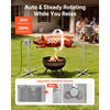 VEVOR Rotisserie Grill AC120V 8 Level Height Electric Rotisserie Grill Kit, BBQ Grills Rotisseries Kit with 132 lbs Load Capacity, 38W Motor, Stainless Steel Automatic Grilling Kits for Parties