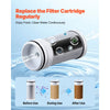 VEVOR Faucet Filter Replacement, 3-Pack Water-Filter Cartridge, 5-Layer High-Efficiency Filtration, 3-Month Value and 317 Gal Lifespan / Filter, Compatible with Models 8807 & 8811 Filtration System