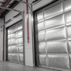 VEVOR Reflective Insulation Roll, 2 Car Garage Door Thermal Insulation Kit, 6mm 24 in x 18 ft, 4 Rolls Aluminum Foil EPE Foam Core Radiant Barrier, White PE Film Heat Shield for Garage Doors