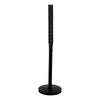 VEVOR Portable Sign Post, 2-Pack, 4 ft Tall, Metal Sign Stands with Heavy Duty Cast Iron Base, Multi-Hole Design for Easy Installation, Wind-Resistant, for Indoor and Outdoor Parking, Warning, Notice