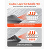 VEVOR Double Reflective Insulation Sheet, 16PCS Double-Sided Aluminum Foil Radiant Barrier, 6mm 24 in x 4 ft, Dual-Layer Air Bubble Heat Reflective Shield, Thermal Insulation Rolls