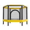 VEVOR Trampoline for Kids, Toddler Mini Trampoline, 132 lbs Capacity Indoor Outdoor Play Toys with Enclosure Net and Basketball Hoop, Easy to Assemble, Christmas Toys Birthday Gifts for Girls Boys